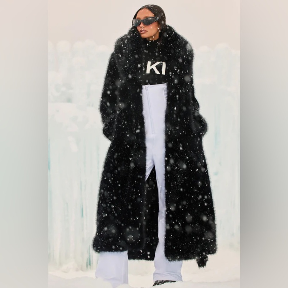 New with Tags Never Worn Madison Fashionnova Fur Coat - Picture 7 of 11